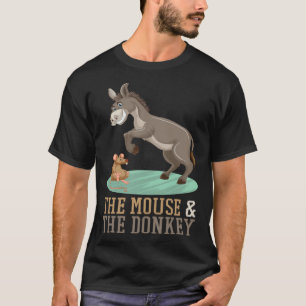 Camiseta o rato e os burros Burro Mini Cavalo