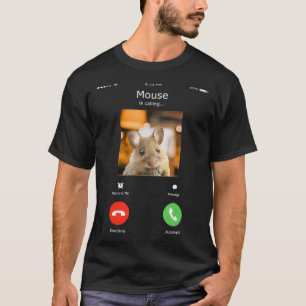 Camiseta O Rato Está Chamando Pet Entusiasta Do Rato