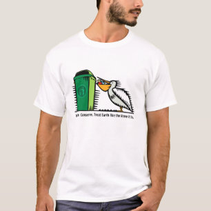 Camiseta O "reciclar, conserva" o t-shirt