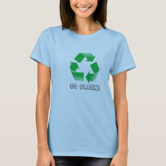 Camiseta o reciclar, vai verde!