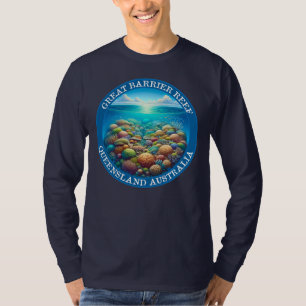 Camiseta O Recife da Barreira do Excelente, Queensland, Aus