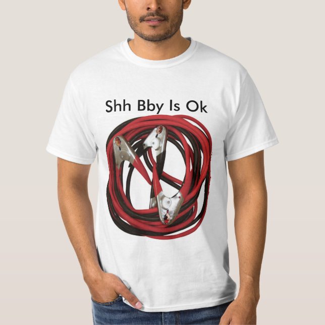 Camiseta o reddit Shh Bby é cabos de ligação em ponte (Frente)