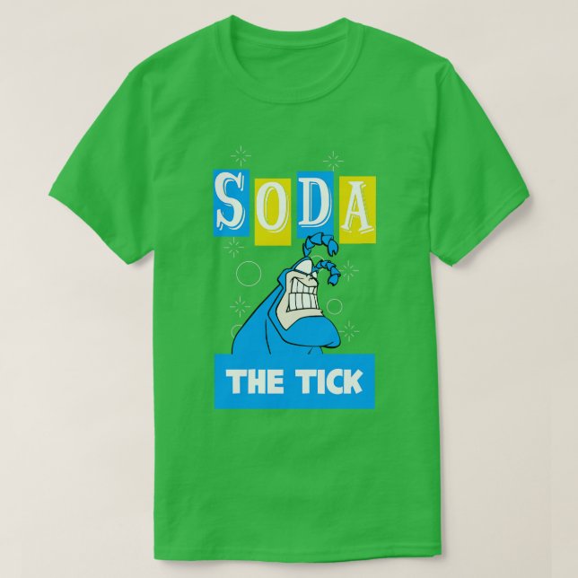 Camiseta O refrigerante carnudo (Frente do Design)