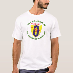 Camiseta ò Regimento de cavalaria blindada do esquadrão 4