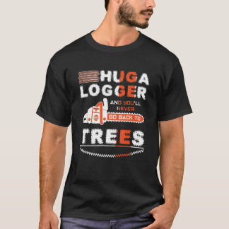 Camiseta O registador e você de Huga nunca irã0 para trás