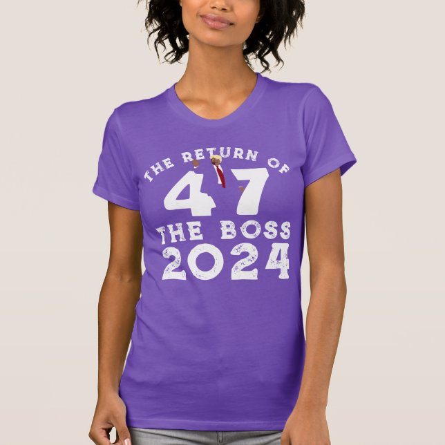 CAMISETA O REGRESSO DO BOSS TRUMP 2024 (Frente)