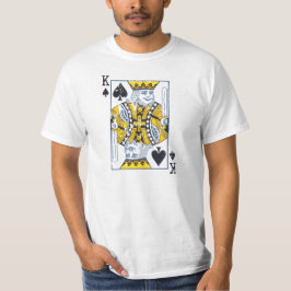 Camiseta O rei das pás afligiu o estilo do vintage