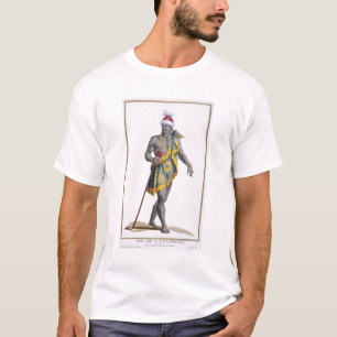 Camiseta O rei de Florida, 1780 (gravura colorida)