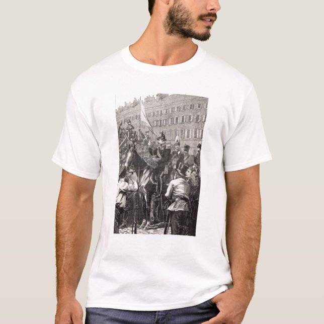 Camiseta O rei de Prússia que endereça os berlineses (Frente)