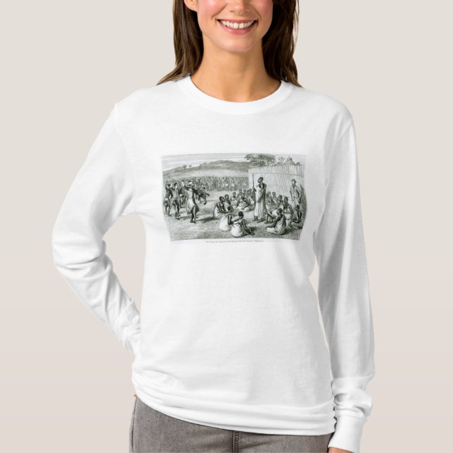 Camiseta O rei do coronel de revisão de Uganda (Frente)