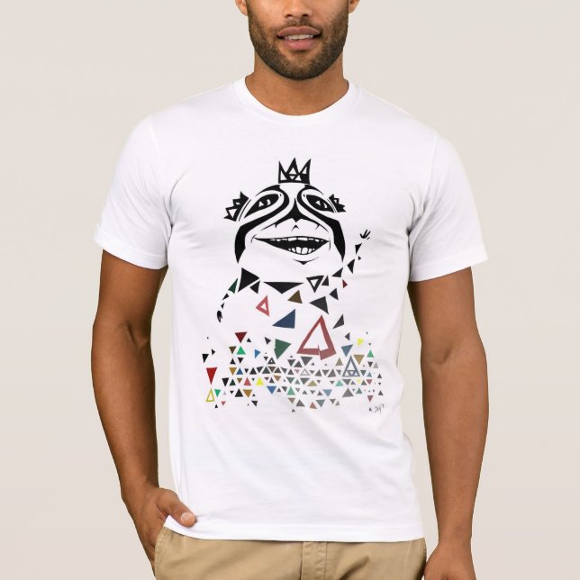 Camiseta O rei do triângulo (Frente)