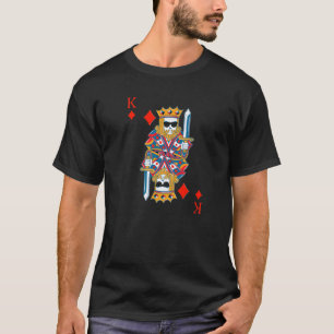 Camiseta O Rei Dos Diamantes Costume De Halloween Deck De C