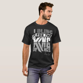 Camiseta O rei dos homens dos reis Básico Escuro T-shirt