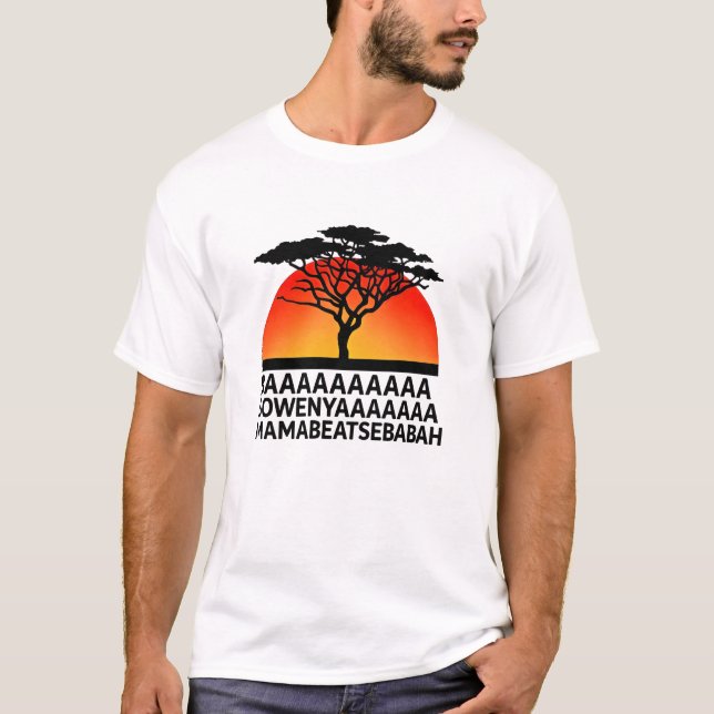 Camiseta O Rei Leão T-Shirt - Domine o Reino Estilo (Frente)