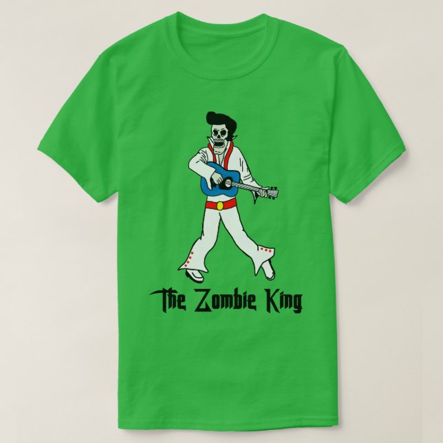 Camiseta O Rei Zombie (Frente do Design)