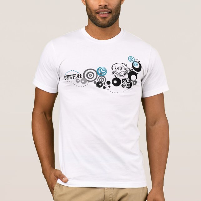 Camiseta O reino animal: Lontra (Frente)