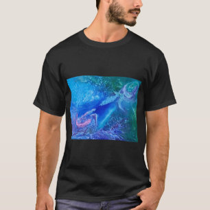 Camiseta O reino do abismo pintura contemporânea