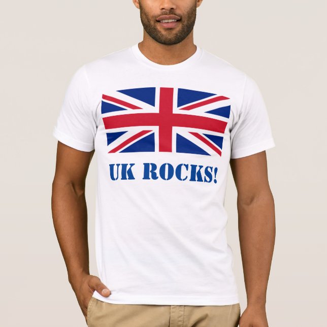 CAMISETA O REINO UNIDO ROCKS! (Frente)