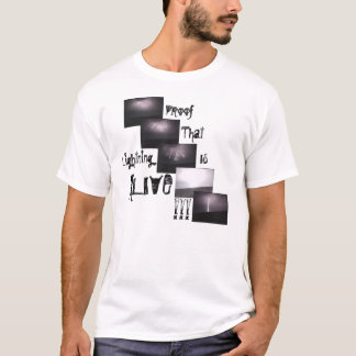 Camiseta O relâmpago está VIVO!!!