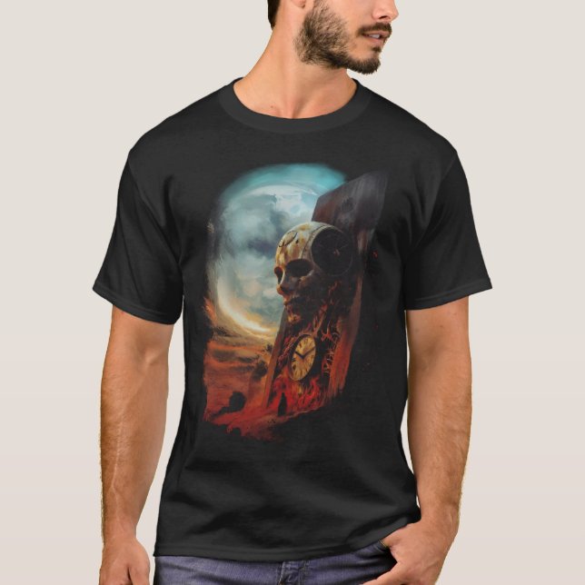 Camiseta O Relogio e a Mortalha (Frente)