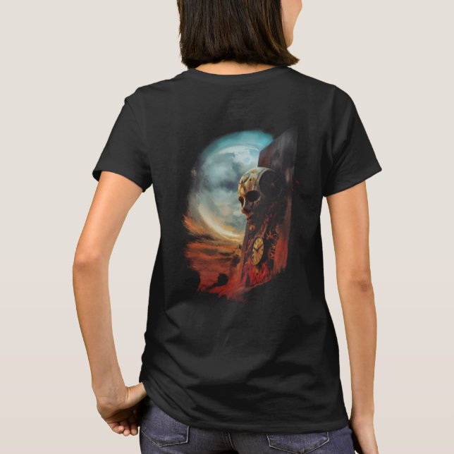 Camiseta O Relogio e a Mortalha Modelo II (Verso)