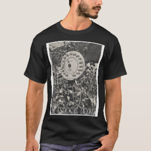 Camiseta O relógio está a contar.