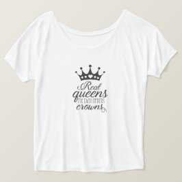Camiseta O reparo real do Queens cada outro coroa