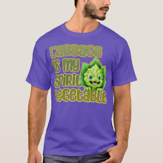 Camiseta O repolho é o meu Espírito Vegetal