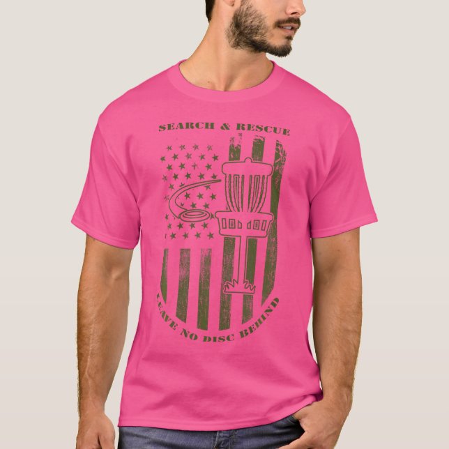 Camiseta O Resgate de Pesquisa de Golf de Disco Não Deixa D (Frente)