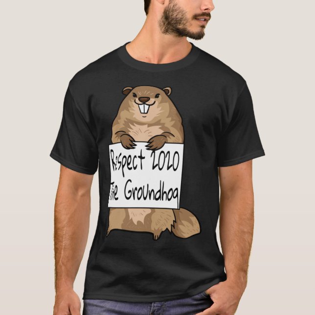 Camiseta O Respeito Do Cão Do Chão De Madeira Do Dia Da Mar (Frente)
