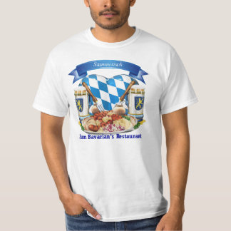 Camiseta O restaurante do Bavarian do zum de Stummtisch