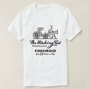 Camiseta O Restaurante do Posto Hitching, Chicago, IL