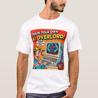 Camiseta O Retro-AI Ensinar Seu Soberano AI