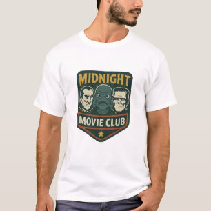 Camiseta O Retro Horror Monsters Vintage, Clube de Cinema d