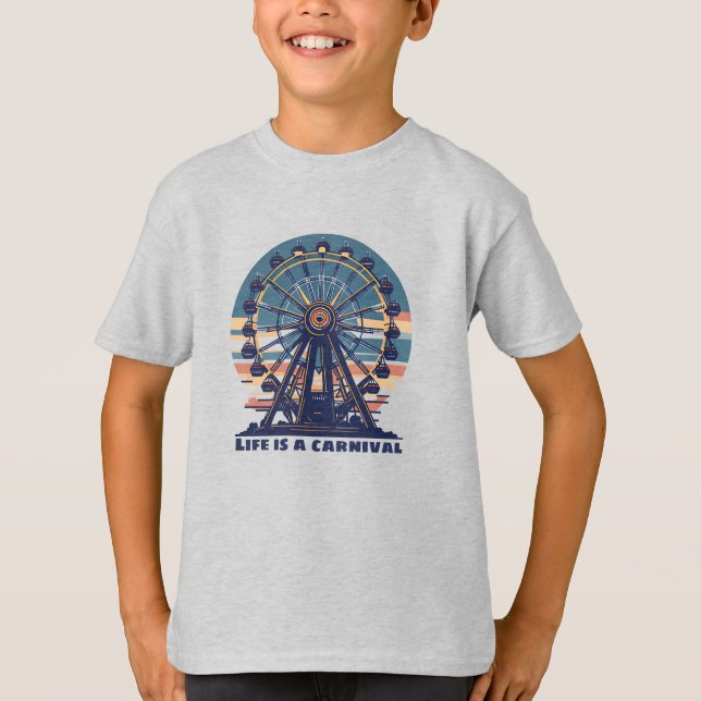 Camiseta O Retro Life é um Carnaval (Frente)