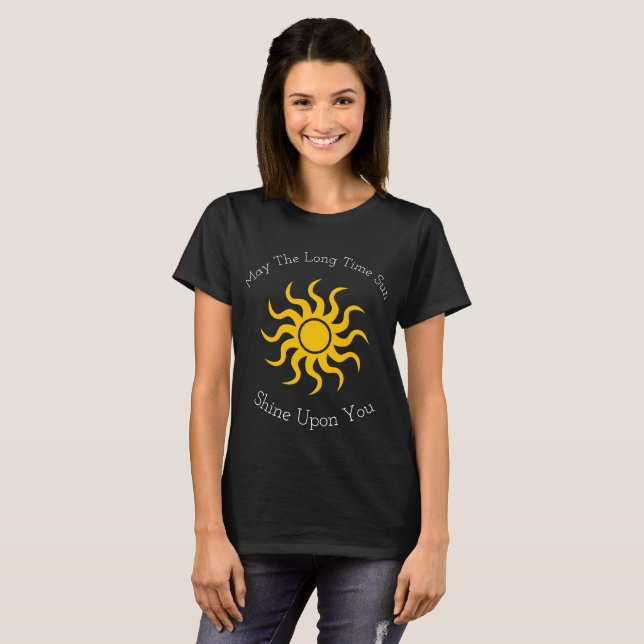 Camiseta O reverso pode o brilho de Sun dos muitos tempos (Frente Completa)