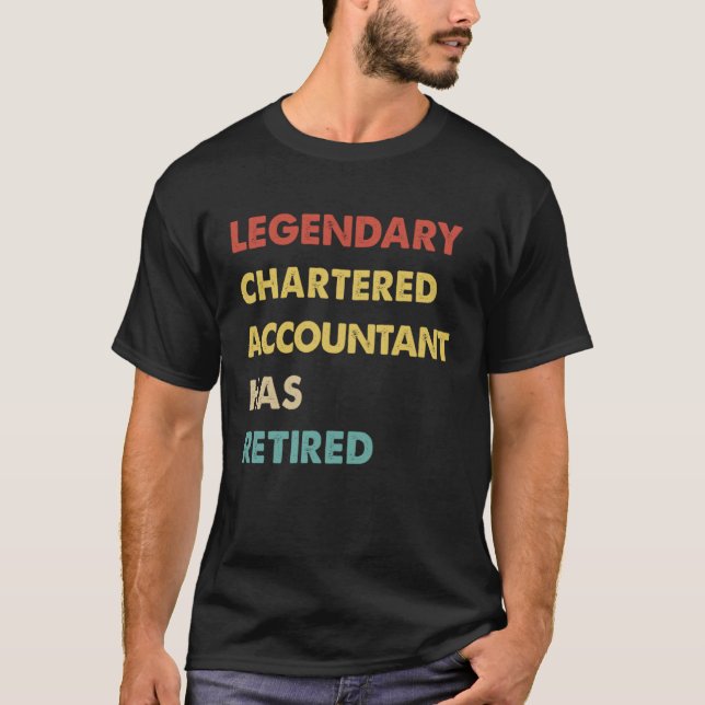 Camiseta O Revisor Oficial De Contabilidade Legendário Se A (Frente)