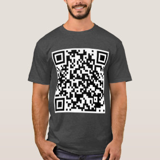 Camiseta O rick Astley Nunca Te Dará O Código QR