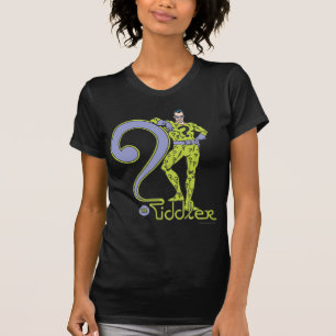 Camiseta O Riddler e o logotipo verde