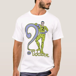 Camiseta O Riddler e o logotipo verde