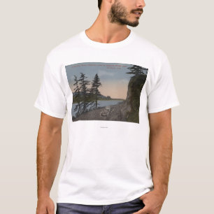 Camiseta O Rio Columbia, Oregon - estrada a oeste de