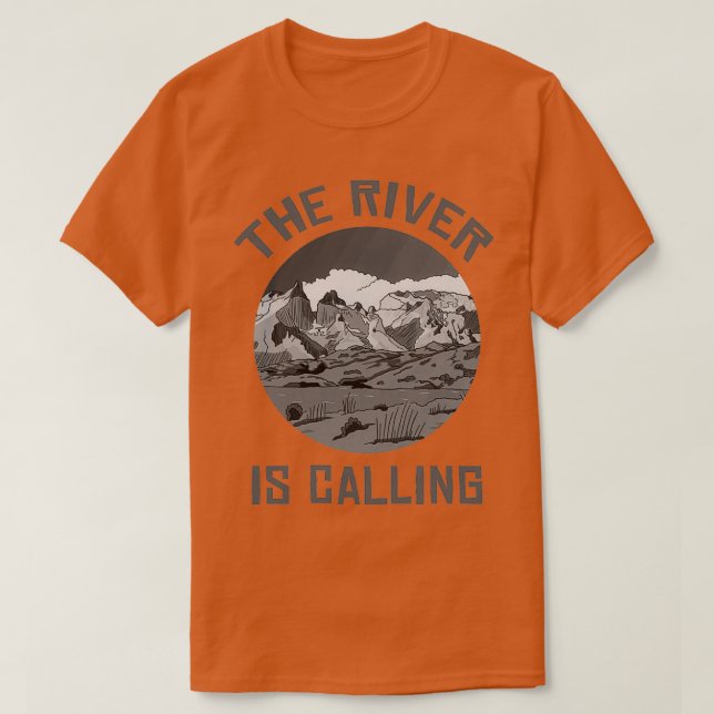 Camiseta O Rio Está Chamando (Frente do Design)