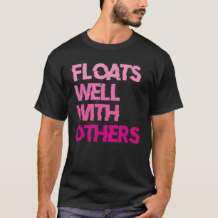 Camiseta O Rio Tubing Flutua Bem Com Outros