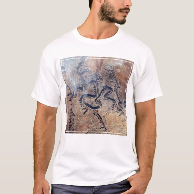 Camiseta O Rio Verde E Seus Canyons Tributários Em Utah (Frente)