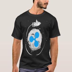 Camiseta O Ripple XRP ROCKET Do Cryptocurrency Talk para