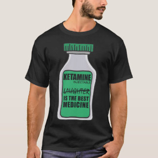 Camiseta O riso da piada de cetamina é o melhor remédio, St