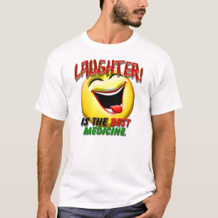 Camiseta O riso é a melhor medicina