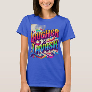 Camiseta O riso é Lavish (camisa desenhada)