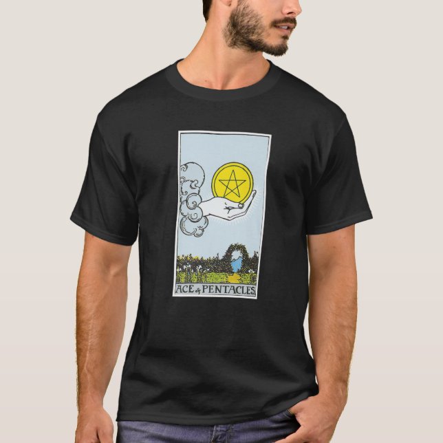 Camiseta O Ritmo dos Pentáculos Tarot Censura Crenças Polin (Frente)