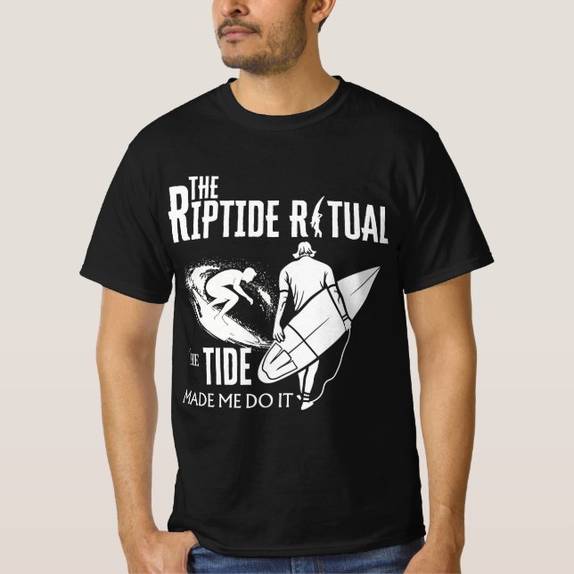 Camiseta O Ritual De Riptide Que A Lata Me Fez Fazer Isso (Frente)